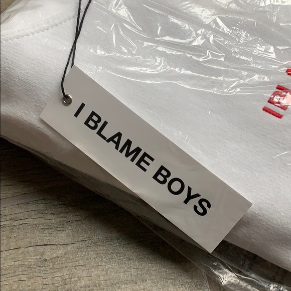 ⭐️ I BLAME BOYS LOGO HOODIE SWEATSHIRT - Picture 5 of 5